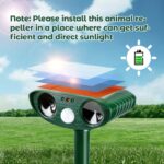 Animal Repellent Outdoor Solar Ultrasonic Repeller (5)