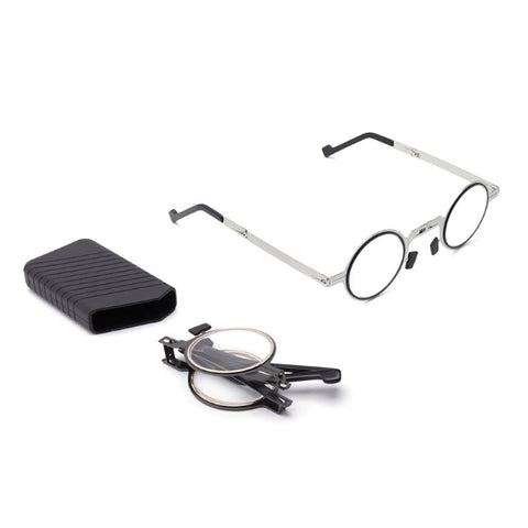 Ultralight Titanium Screwless Reading Glasses Foldable Portable - ea44b8307c844e4c9826b46bd6e4a643