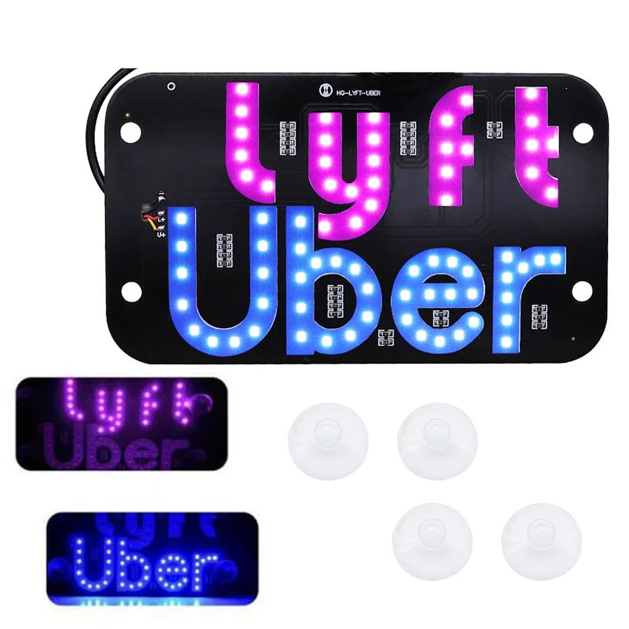 Uber Lyft Sign Light For Car