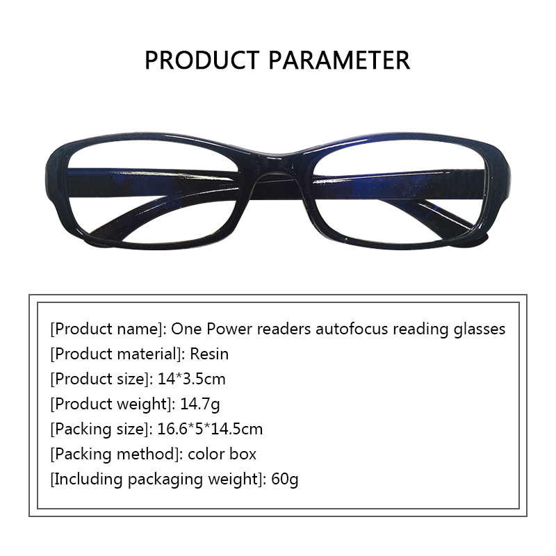 Brand New Auto-focus Reading Glasses High Quality Women's Auto-Adjusting Dual-focus Reading Glasses Men's Reading Glasses