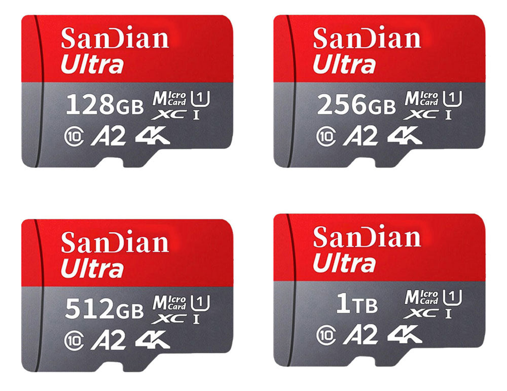 High Speed Micro SD Card Up To 1TB - Universally Compatible - SILVER DESC