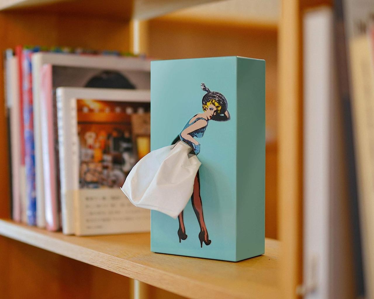 Flying Skirt Tissue Box - Charming Vintage Pop Art Tissue Holder - dc679fd614a9e265d4d3d1451e4b82bb