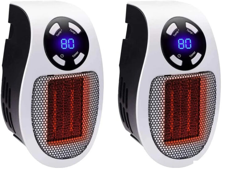 2 Pcs Smart Space Heater – Top Rated Portable Heater - 2 Pcs Smart Space Heater – Top Rated Portable Heater 1