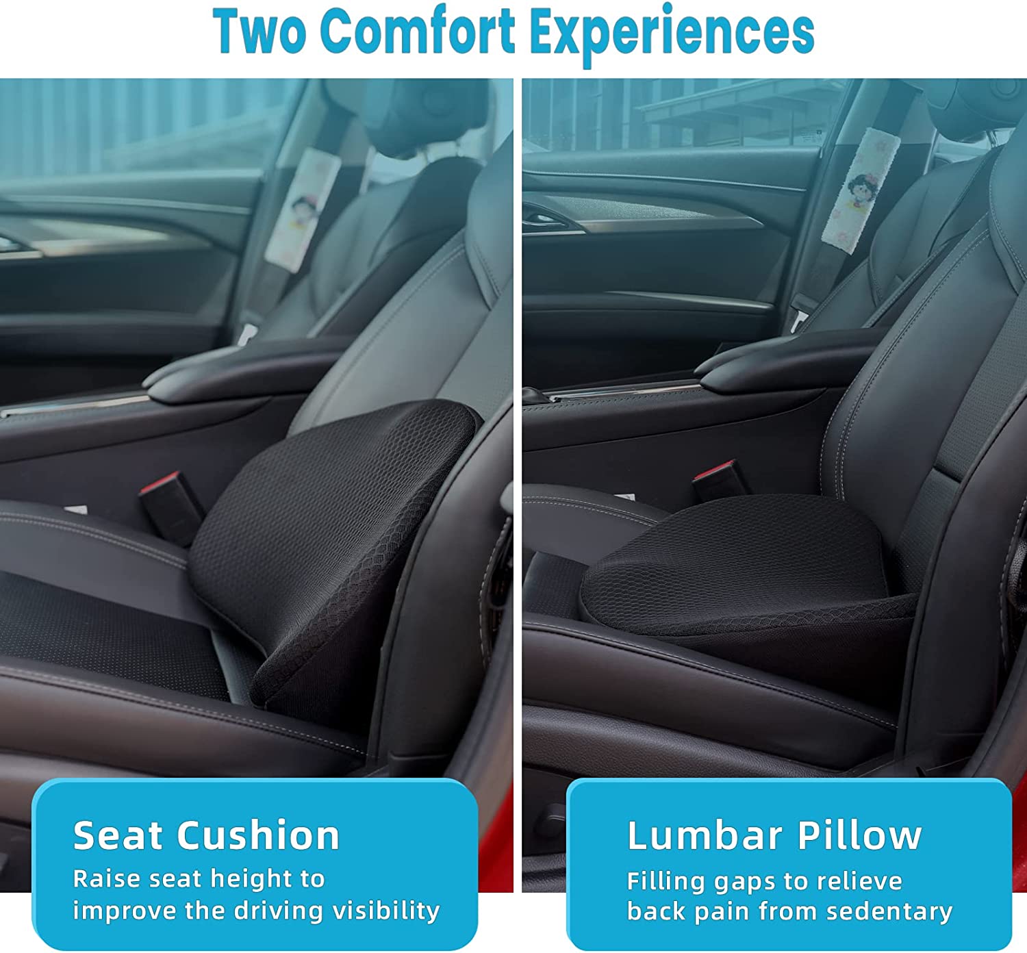 Cowaudio Pad™ Car Seat Cushion for Shorter Drivers - 71nV2sHvp7L. AC SL1500 7e308984 6670 48ef 8d7c 5799d4e3dbb1