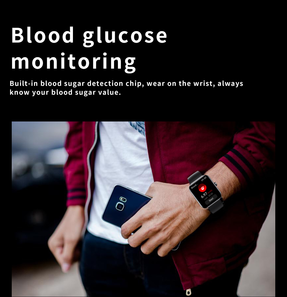 Blood Glucose Monitoring Smartwatch | Smart Watch for Non-Invasive Blood Glucose Testing - Blood Glucose Monitoring Smartwatch Smart Watch for Non Invasive Blood Glucose Testing 7
