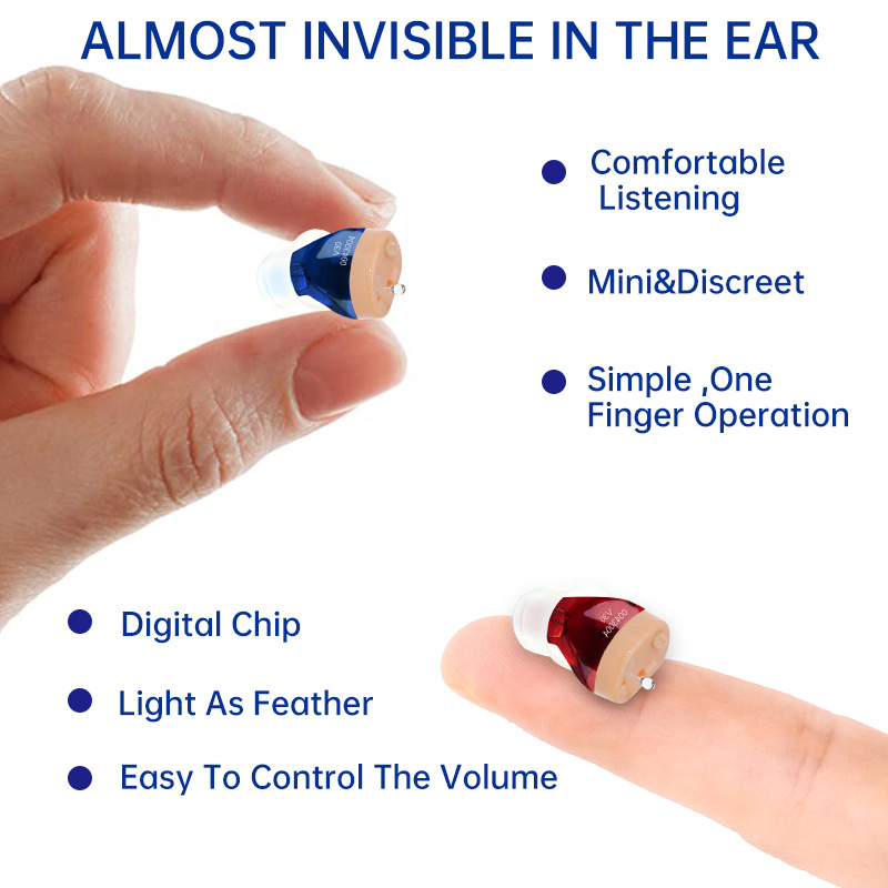 Rechargeable & Invisible Hearing Aids With Charging Box - Rechargeable Hearing Aids 8