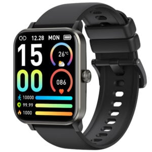 Glucose Monitor Watch Non Invasive Blood Sugar Monitor-Black