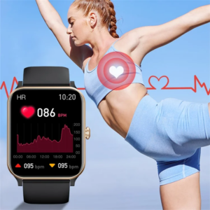 Glucose Monitor Watch Non Invasive Blood Sugar Monitor-Black