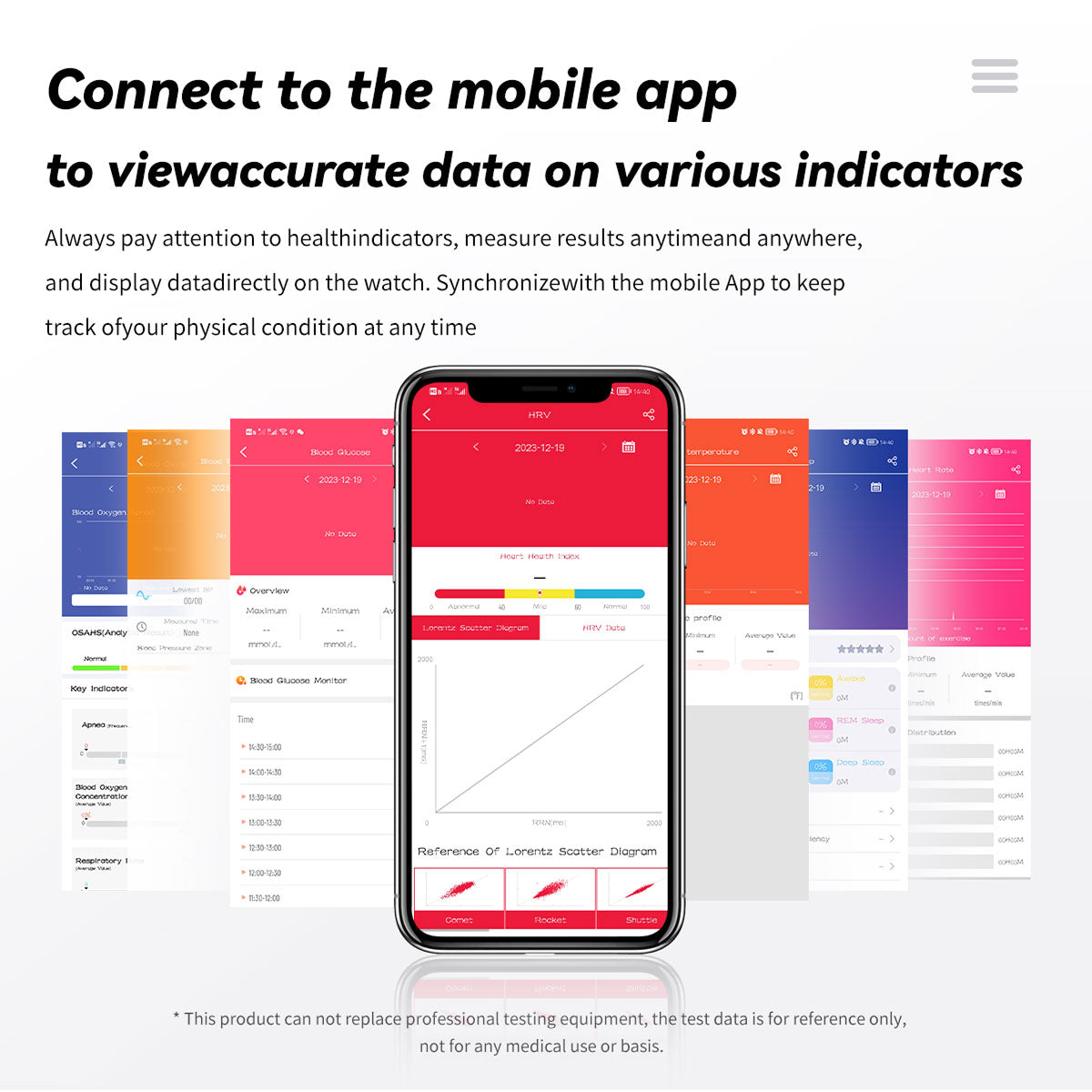 Blood Glucose Monitoring Smartwatch. Smart Watch for Non-Invasive Blood Glucose Testing. Stylish Smart Watch with Blood Oxygen Tracking