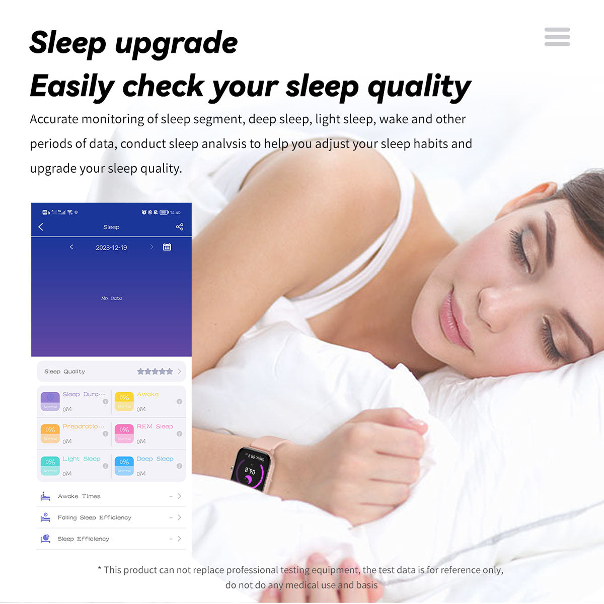 Blood Glucose Monitoring Smartwatch. Smart Watch for Non-Invasive Blood Glucose Testing. Stylish Smart Watch with Blood Oxygen Tracking