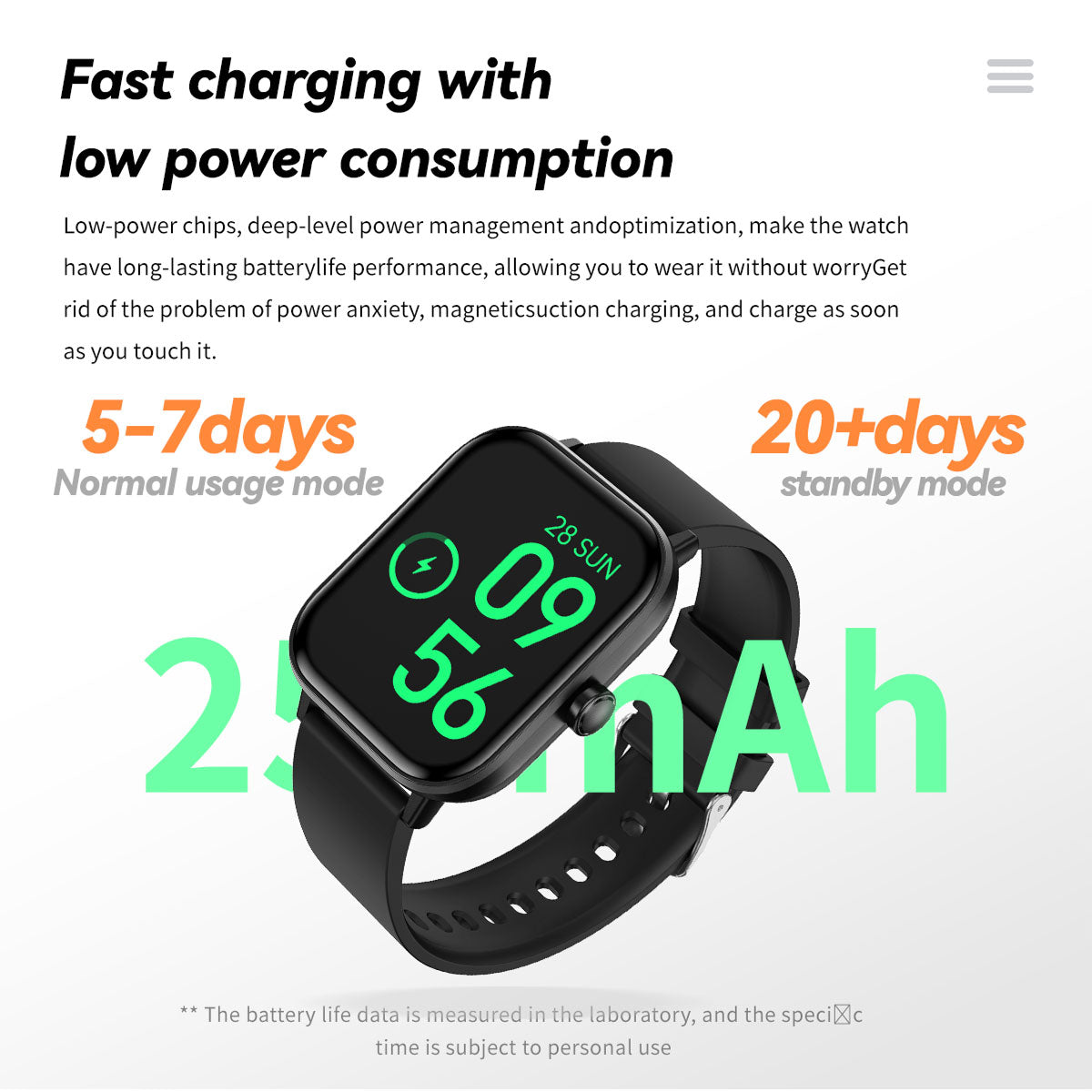 Blood Glucose Monitoring Smartwatch. Smart Watch for Non-Invasive Blood Glucose Testing. Stylish Smart Watch with Blood Oxygen Tracking